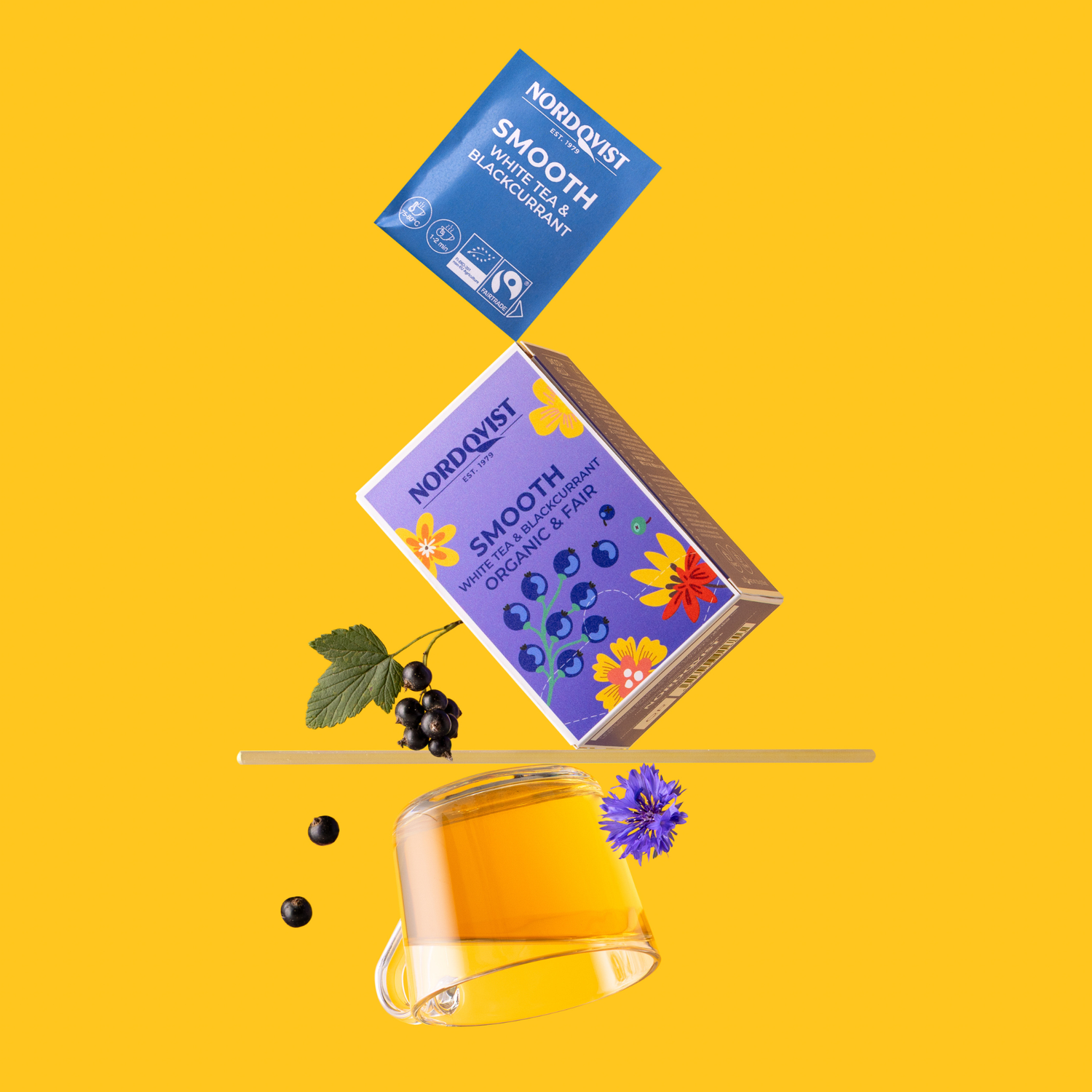 Smooth Organic White Tea & Blackcurrant