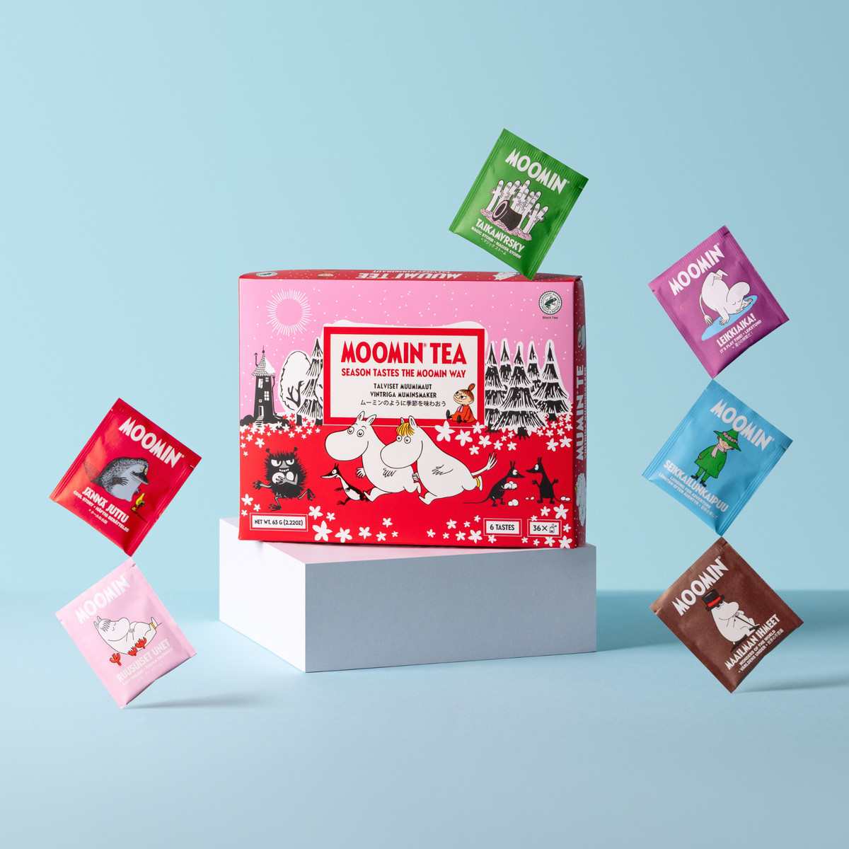 Season Tastes the Moomin Way - Tea Assortment by Nordqvist - product packaging