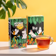 Styled gift-ready presentation of Moomin Jungle Joy Box