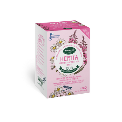 HERTTA pure herbal tea grown in Finland, NOTE BEST BEFORE DATE 15.11.2024