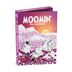 Inside the pack - Moomin Winter Tea Calendar tea contents and materials