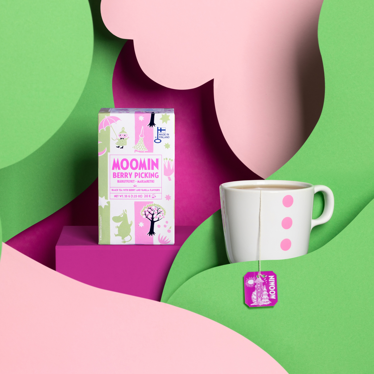 Moomin Berry Picking by Nordqvist Tea - product packaging