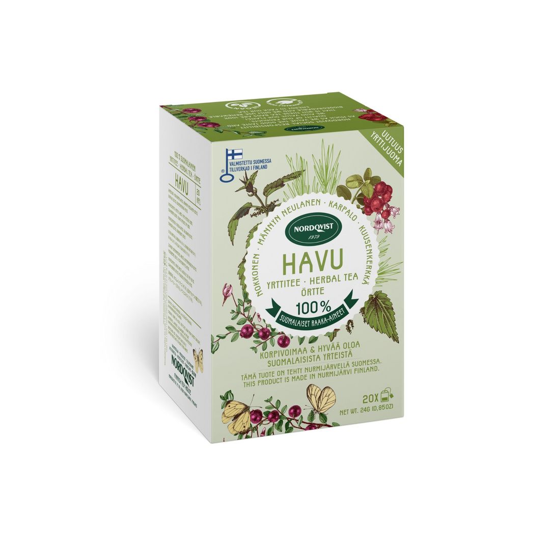 HAVU pure herbal tea grown in Finland