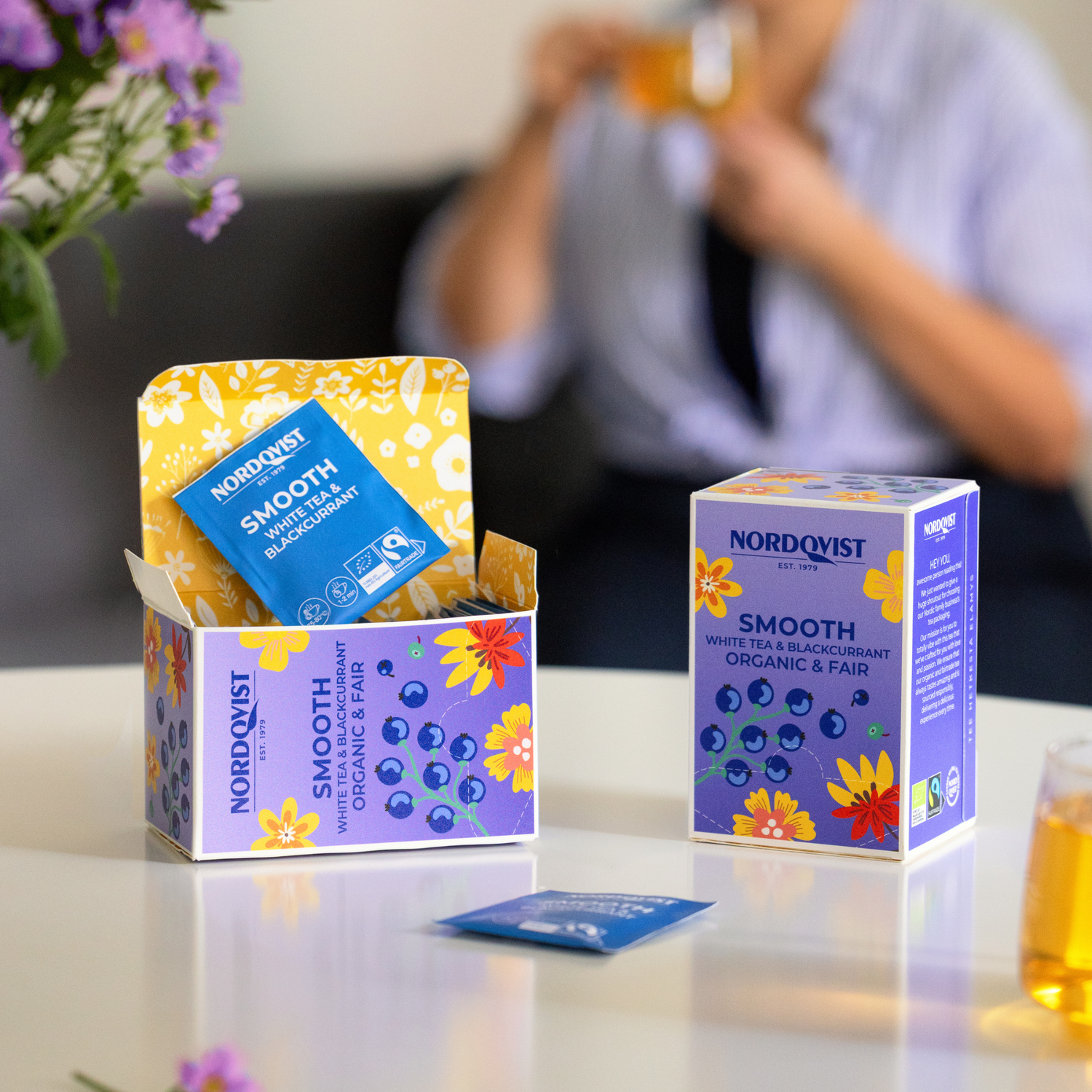 Smooth Organic White Tea & Blackcurrant