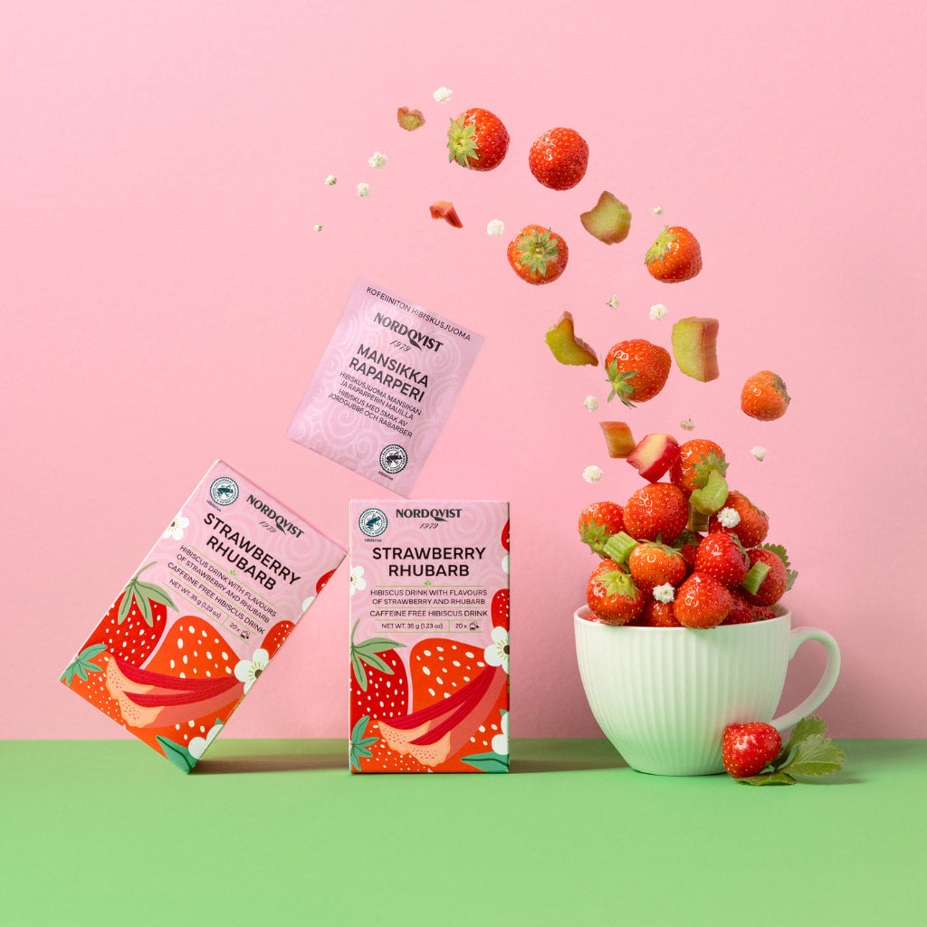 Strawberry-Rhubarb NEW - Nordqvist Tea