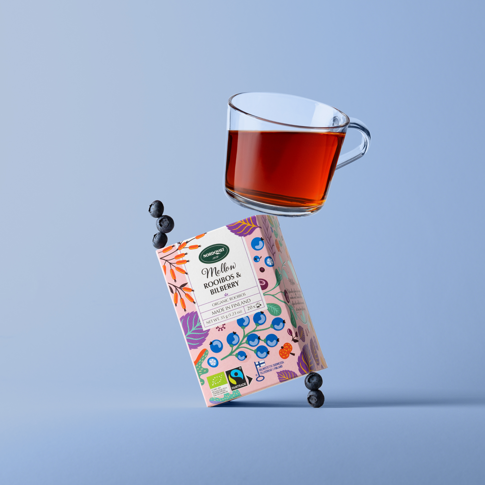 Mellow Ekologisk Rooibos & Blåbär