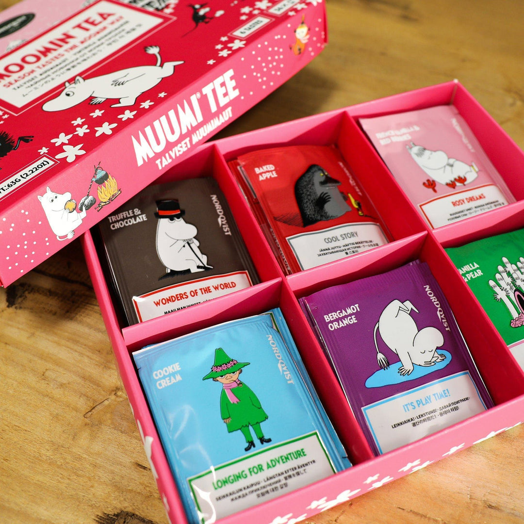 Seasons Tastes the Moomin Way Te-sortiment Muminte